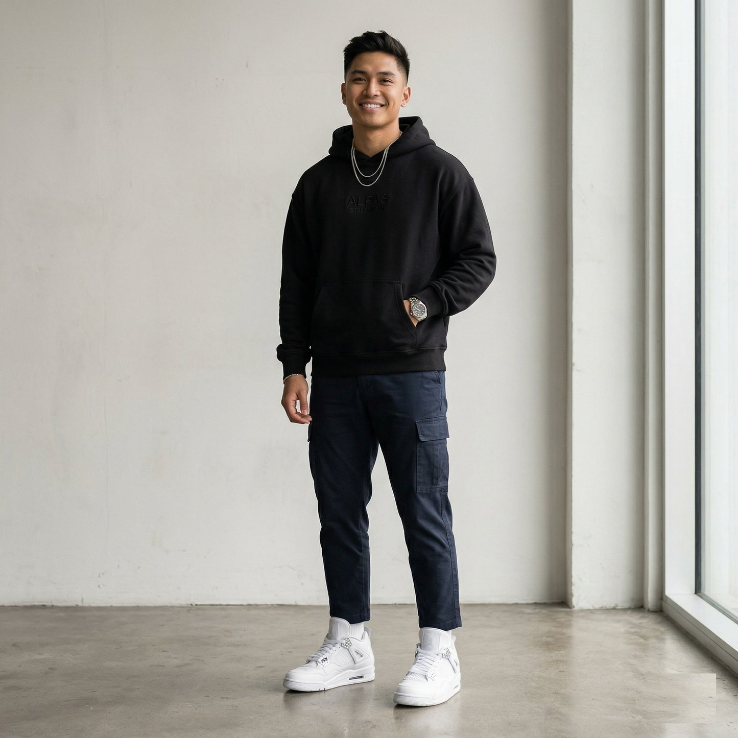 JD4 RETRO - TRIPLE WHITE