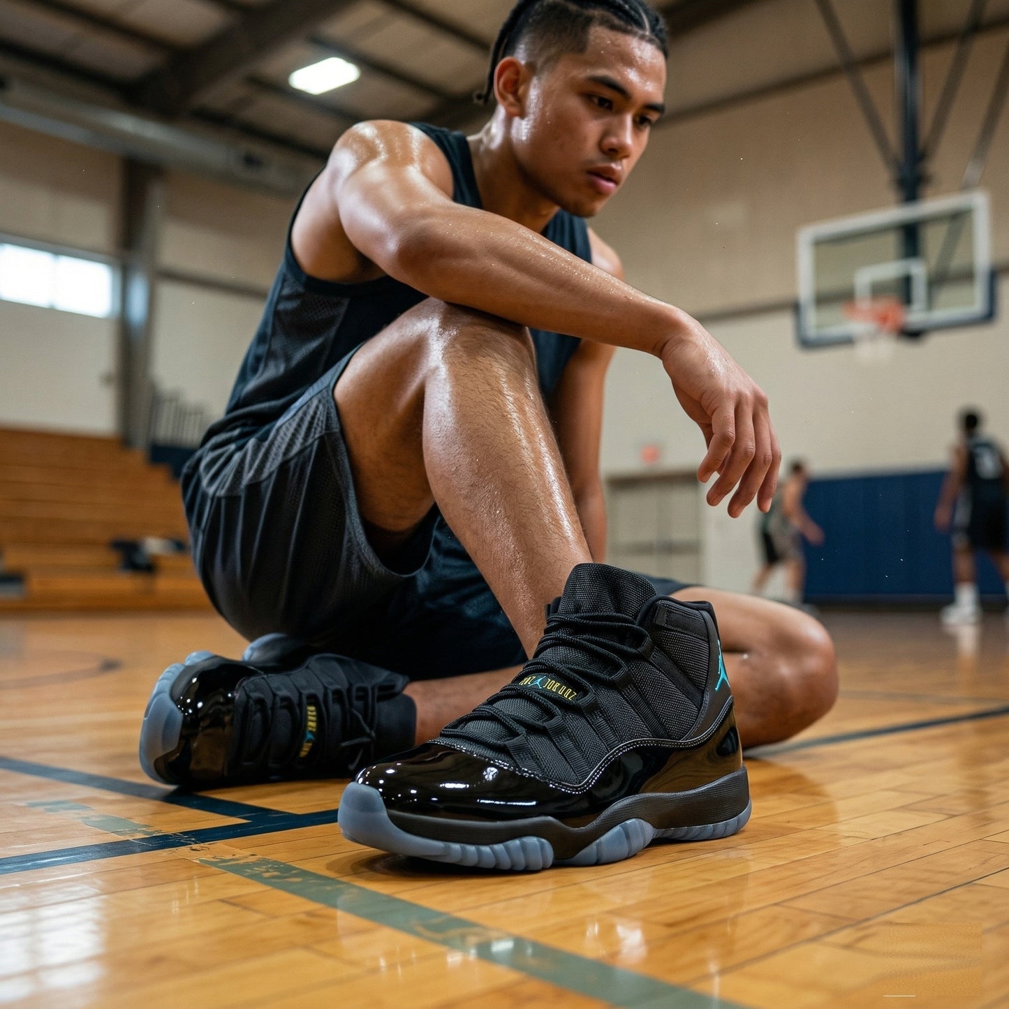 J11 HIGH - GAMMA BLACK BLUE