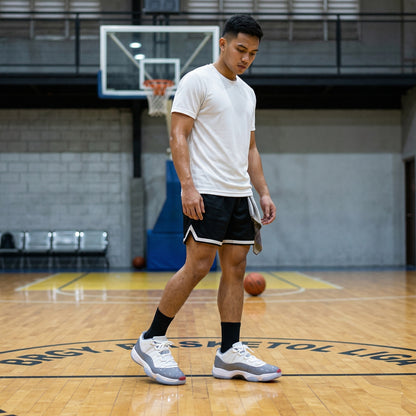 J11 LOW - WHITE GRAY