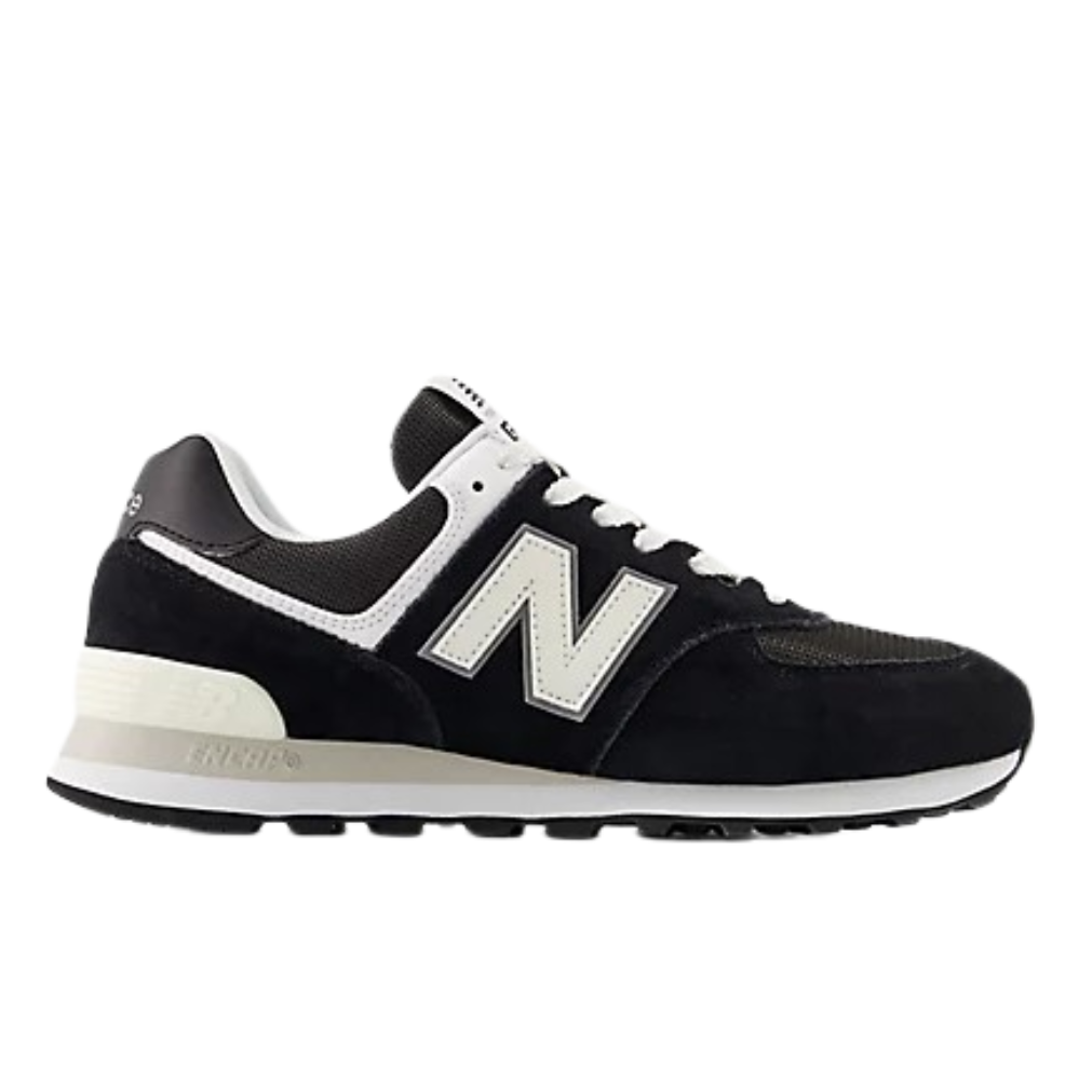 NEW BALANCE 574 - BLACK WHITE