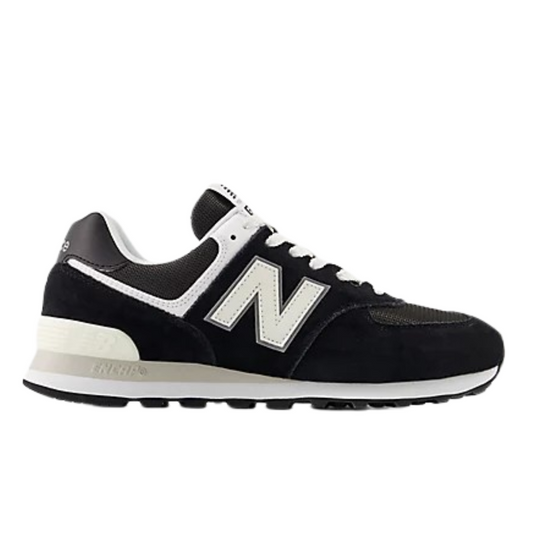 NEW BALANCE 574 - BLACK WHITE