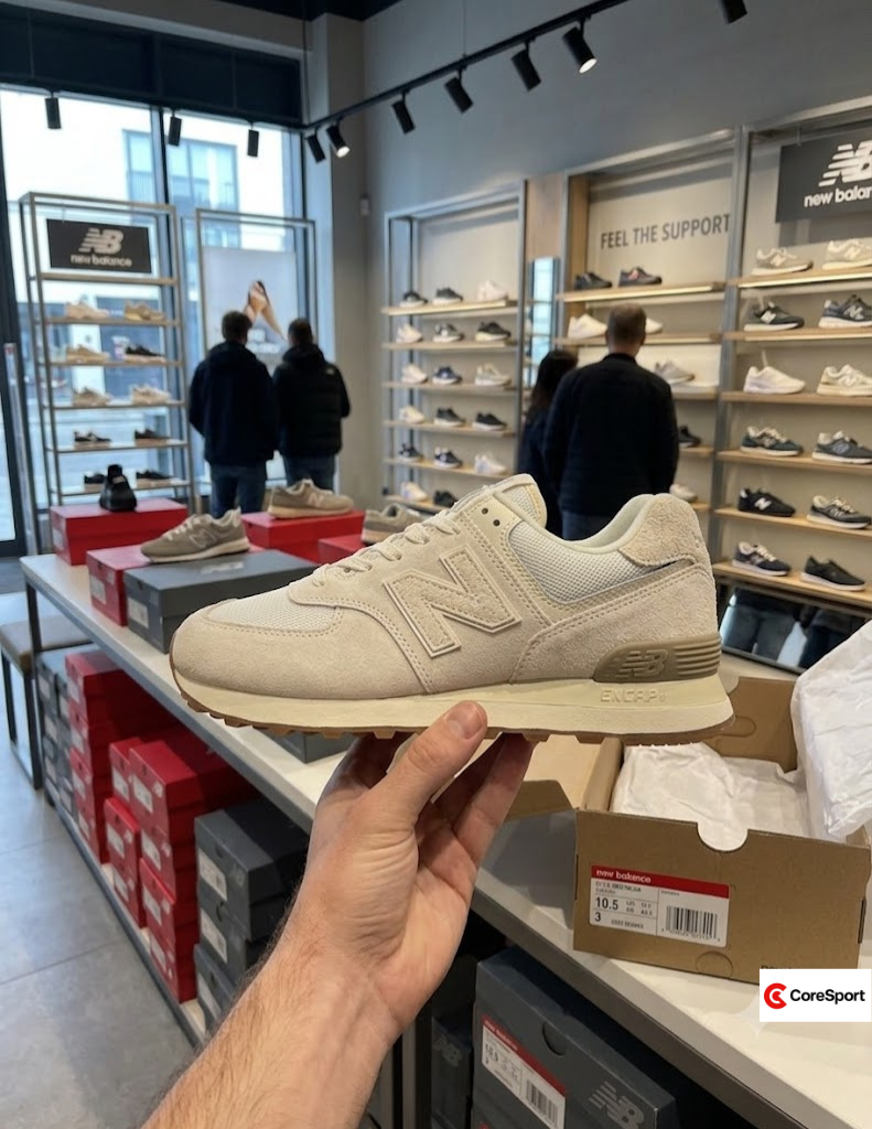 NEW BALANCE 574 - OFF WHITE
