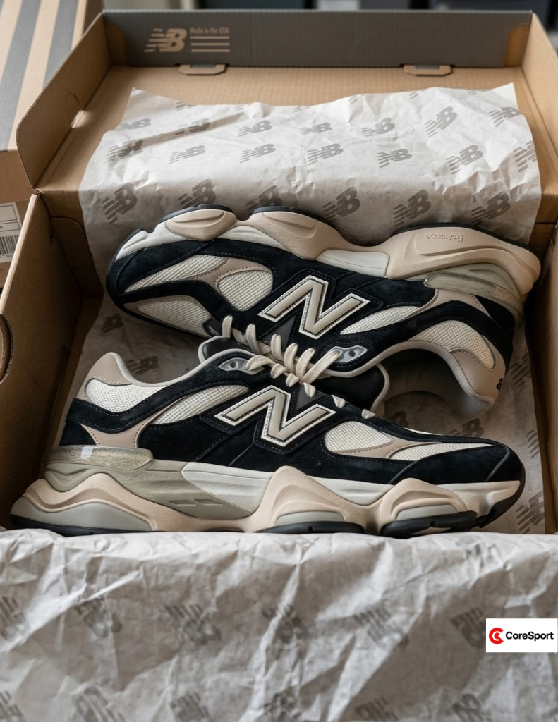 NEW BALANCE 9060 - WHITE BLACK GRAY