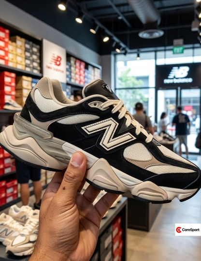 NEW BALANCE 9060 - WHITE BLACK GRAY